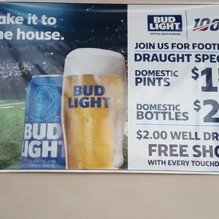 Minks beer special $1.50 beers, Minks closed for over a year!  they don't offer this now!