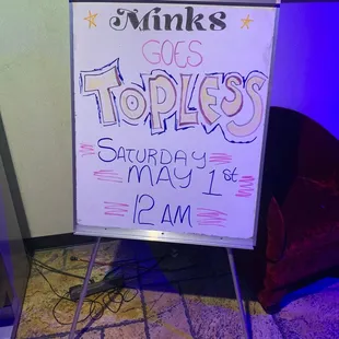 Topless May 1st!!