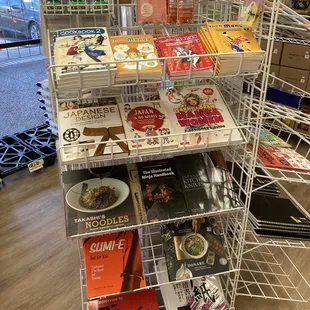 Recipe books and interesting reads!