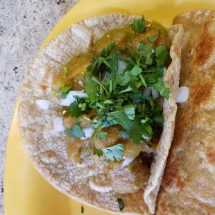 Taco de chicharrón