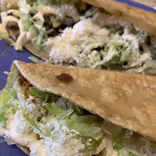 Quesadillas de Chorizo con papa &amp; Steak