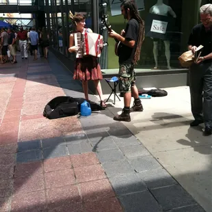 Farmers market buskers!