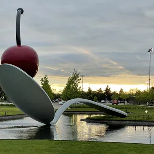 Sunset is a beautiful time to visit