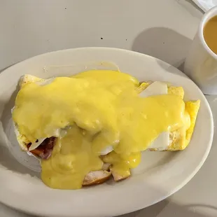 Turkey Club Omelette