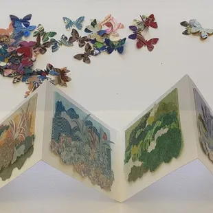 Beautiful projects that were created with marbled paper at the Minnesota Center for Book Arts.