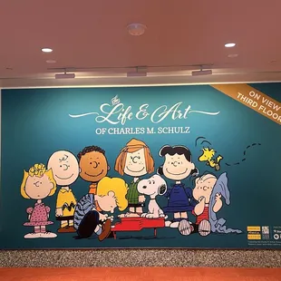 Charles Schulz exhibit