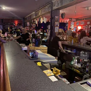 people sitting at the bar