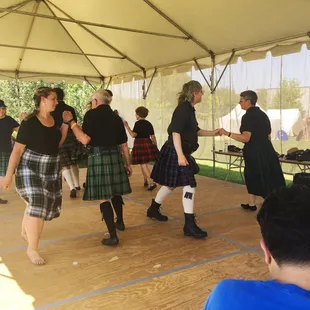 Scottish highland dancing