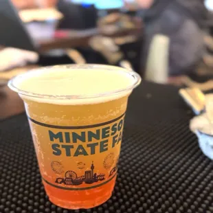 Sunset beer at hideaway speakeasy