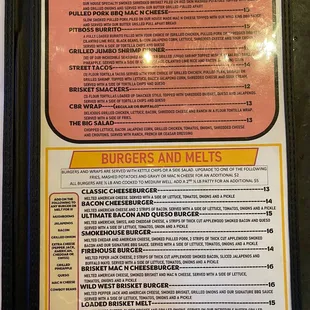 Burger menu