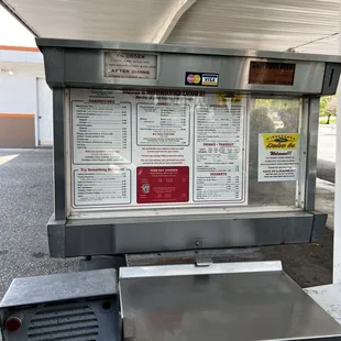 Old style drive in. Love that it still looks original