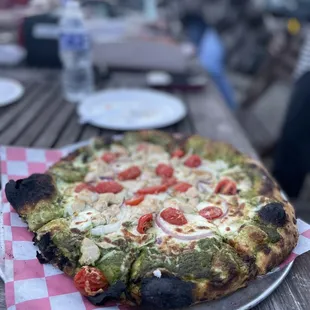 Pesto pizza October 2024