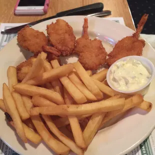 Shrimp dinner...not impressive.