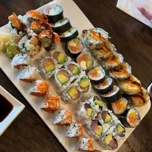 sushi, food, sashimi, sushi and sashimi