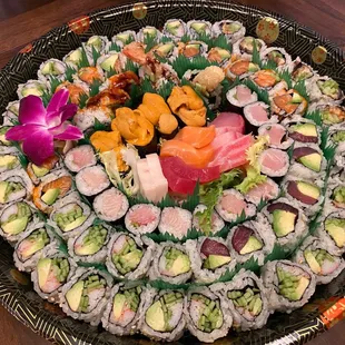 sushi platter