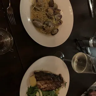 Clam pasta