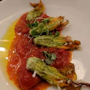 Stuffed Squash Blossoms