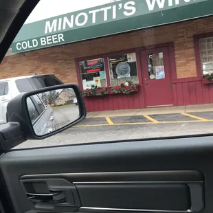a view from inside a car
