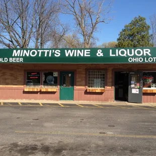 the front of the store