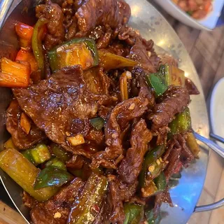 62. Beef Dry Pot
