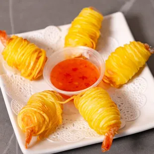 Potato String Shrimp (5pcs)