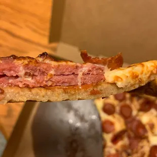 Raw dough - too thick soppressata