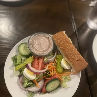 House Salad with Feta Vinaigrette