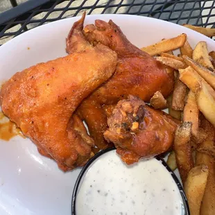 3 Wings and Fries