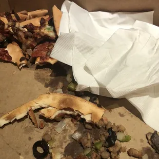 What's left of the most delicious pie !