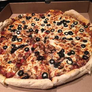 pizza, food