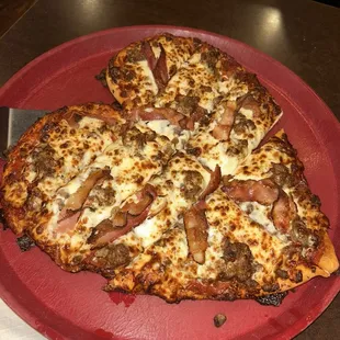 Prime cut heart shaped pizza