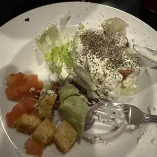 Wedge salad (half)