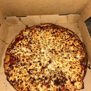 GF pepperoni &amp; hamburger