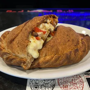 Spicy Thai Calzone with Whole Wheat crust