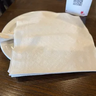 Silverware and napkins provided for your convenience as a guest.