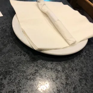 They bring the plates out to you