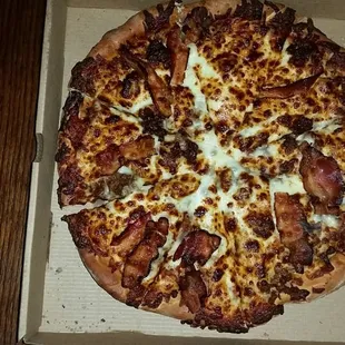 Another Burnt Pizza delivered from Liberty Minskys.
