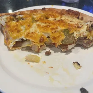 Cheeseburger pizza