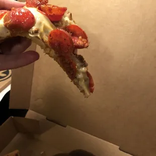 Tranquilo is not crunchy at all. Taste good but no crunch.