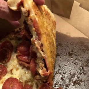 Tranquilo crust. Cooked great for original crust but I was expecting crunchy. Thinking it would be thin and it was neither.