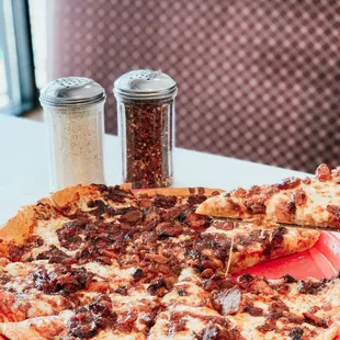 The famous Joe's KC pizza (large) -- $20