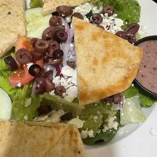 Greek Salad- big enough for a meal