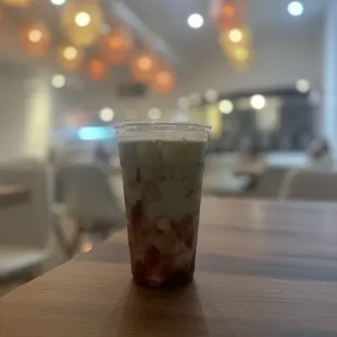 Strawberry matcha