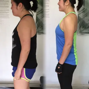 She improved her posture, strength, and lost 30 lbs. training at MBF! #boom