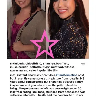 She lost over 25 pounds in 3 months!!