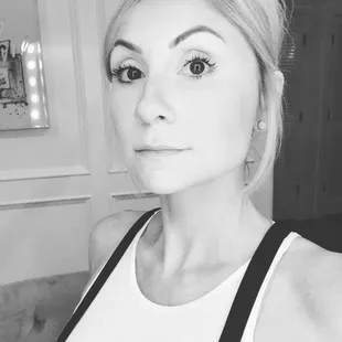 Me! Creating dream brows for incredible local women!