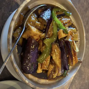 V5. Spicy Garlic Eggplant