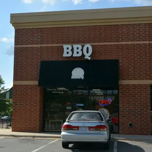 outside