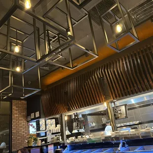 a view of the kitchen