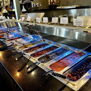 Lunch buffet was very fresh.